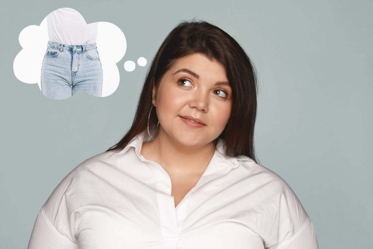 בחורה מדמיינת שהיא יורדת במשקל - איך לרזות מהר