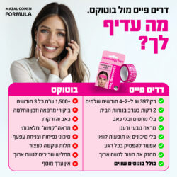 ⁦Dream Face – מדבקות לעור חלק ומבריק - 1 יח׳ (מבצע סודי)⁩ – תמונה ⁦2⁩