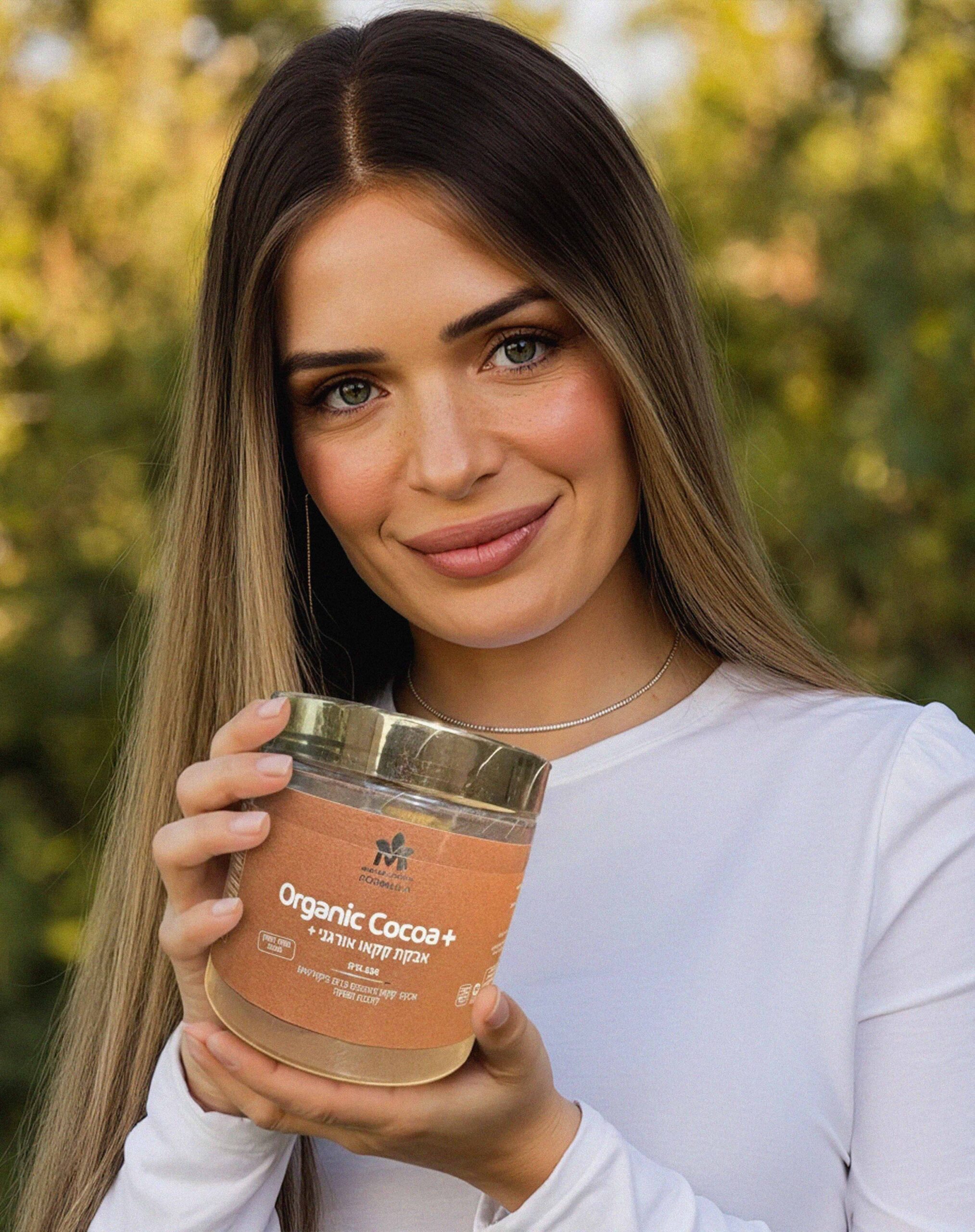 organic cocoa2 אבקת קקאו על להפחתת חשקים (בתוספת מינרל כרום) – תמונה 2