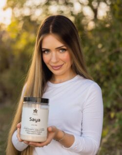 ⁦Saya אבקת חלבון 100% טבעית בטעם וניל⁩ – תמונה ⁦3⁩