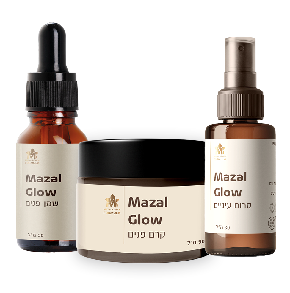 face-package חבילת מוצרי פנים: קרם פנים, סרום עיניים ושמן פנים – תמונה 1