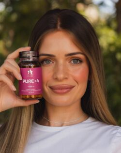 PURE x4  - ארבעה  סוגי מגנזיום, תמצית פרחי פסיפלורה וויטמין 6B – תמונה 3