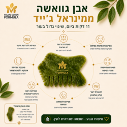 ⁦אבן גוואשה ממינראל Jade⁩ – תמונה ⁦2⁩